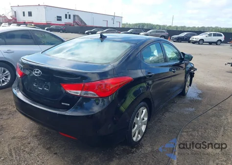 2011 Hyundai Elantra Limited from USA, damaged, VIN 5NPDH4AE4BH076130